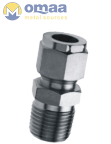 Stainless Steel Male Connector BSP-M