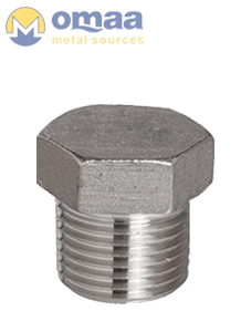 Stainless Steel Hex Male Plug